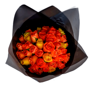 best online florists Nairobi, yellow and orange roses, valentines day flower bouquet, romantic flower bouquet, urgent flower delivery