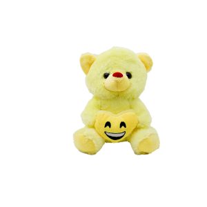 send teddy bear, flowers & wine hamper, yellow teddy bear, teddy bear for friend or sister