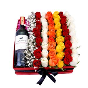 fresh flowers delivery Nairobi, rose flower box, flower gift set, flowers to get your girlfriend, fresh flower box