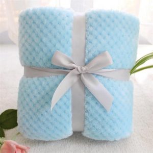 Baby gifts for a new mother, blue baby blanket, Baby boy gift, welcome to the world gift, Fuzzy & Fluff gifts