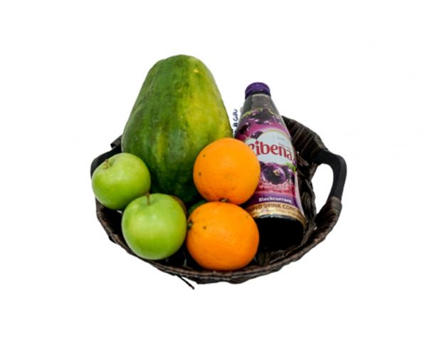 get well soon care package gift, get well basket gifts, fruits & energy drink, delivery in Loresho