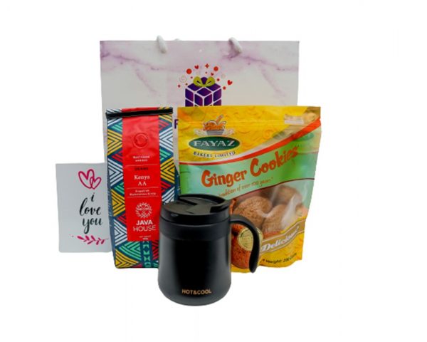 valentine gift for boyfriend, coffee, hot mug & cookies, perfect presents for boyfriend or husband
