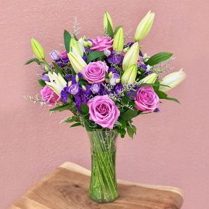 sympathy flowers in Kenya, lilac roses & lilies, order sympathy flowers, sympathy flower delivery, delivery within nairobi
