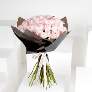 order thank you flowers, pink roses, flower delivery in Parklands, bouquet of roses, bouquet of pink roses