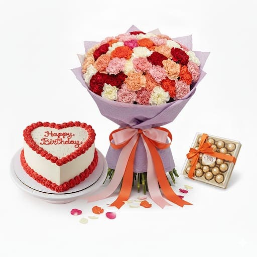 Flowers, Cake & Chocolate