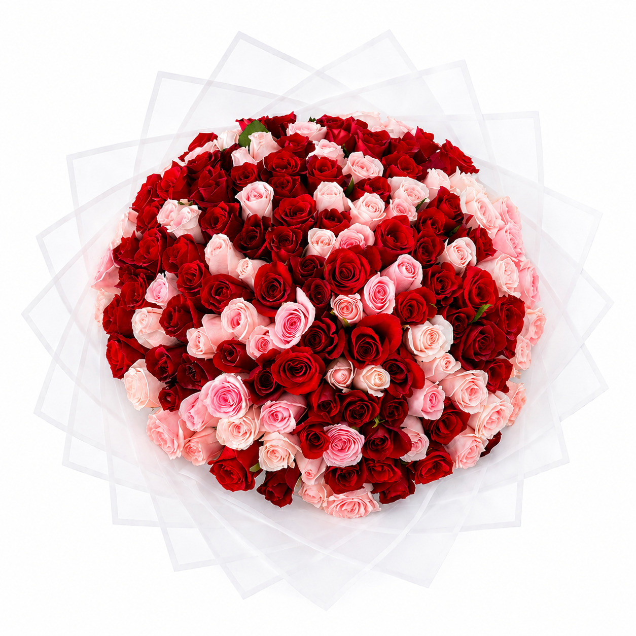 100 Red & Pink Rose Romantic Bouquet Romantic flowers Garden Estate, Romantic flower delivery Garden Estate, Romantic flower gifts Garden Estate, Luxury romantic flowers Nairobi, Romantic flowers for your partner Nairobi