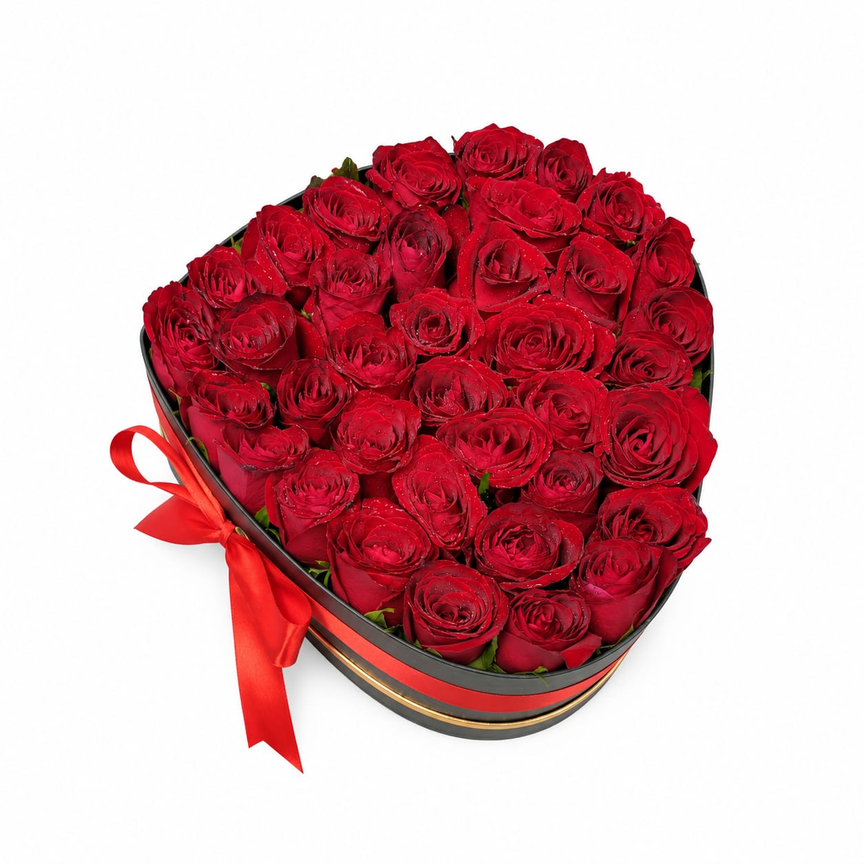 Red rose romantic box Send romantic flowers to Nairobi from Japan, Luxury rose box Nairobi, Flower box delivery Nairobi, Romance flower box Kenya