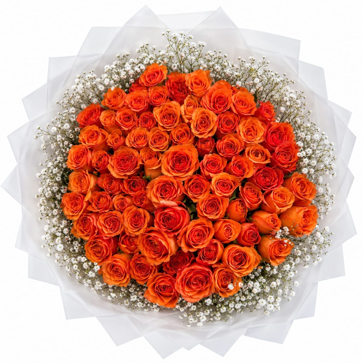 Orange rose with baby's breath romantic bouquet Send romantic flowers to Nairobi from Zambia, Gifts delivered to Nairobi from Zambia, Romantic rose bouquet Nairobi, Online bouquet service Nairobi, Flower ordering service Kenya