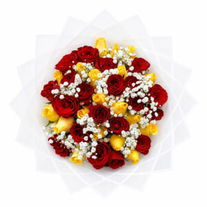 Red and yellow roses birthday delivery in Kitisuru, Buy birthday bouquet online Nairobi, Roses bouquet for women Nairobi, Order roses online Nairobi, Surprise birthday roses Kitisuru